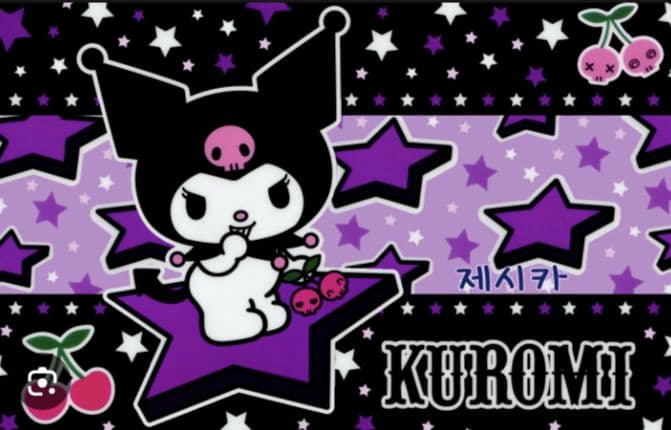 Kuromi Neon Glow - Kuromi Wallpaper Desktop