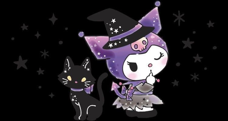 Kuromi Roses - Kuromi Wallpaper Desktop