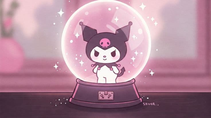 Kuromi Skull Vibes - Kuromi Wallpaper Desktop