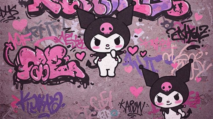 Kuromi Angel - Kuromi Wallpaper Desktop