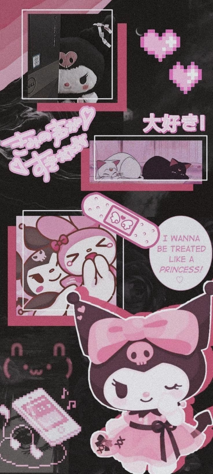 Kuromi Mobile Pink - Kuromi Wallpaper Mobile