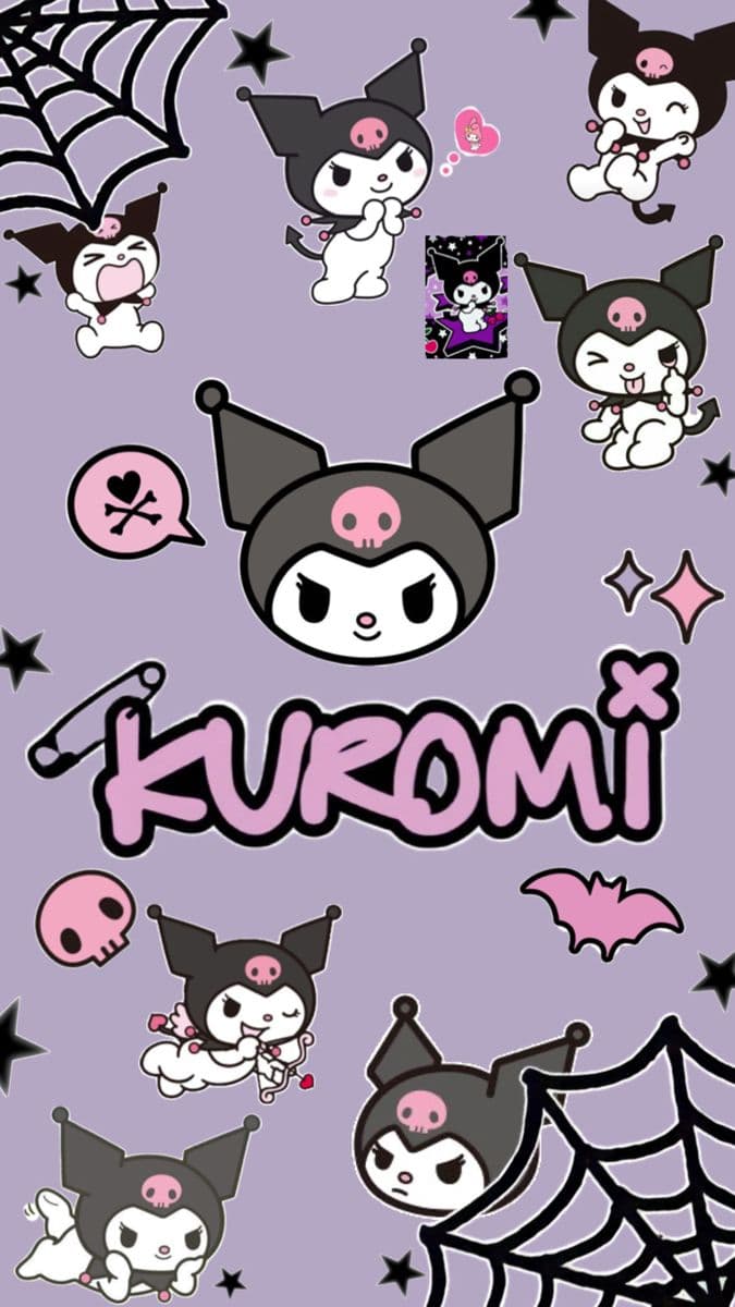 Kuromi Mobile Hearts - Kuromi Wallpaper Mobile